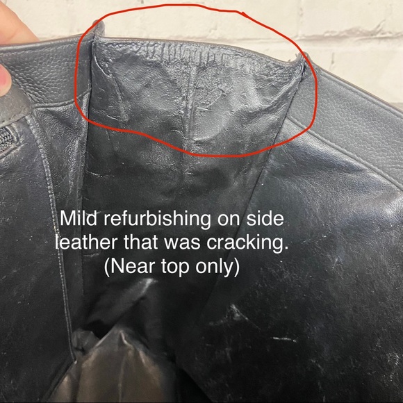 CHANEL large size leather tote *custom* vintage authentic - Picture 14 of 16